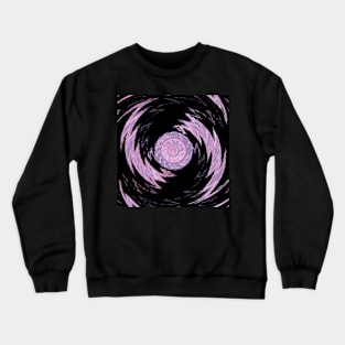 Swirl of Floating Purple Mandalas Crewneck Sweatshirt